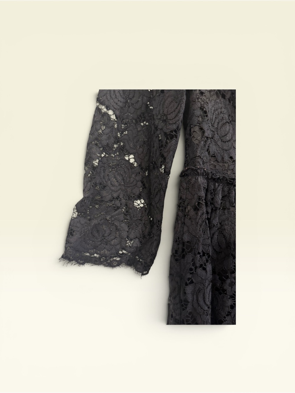 Kate Spade black lace fit-and-flare dress - Picture 3 of 6